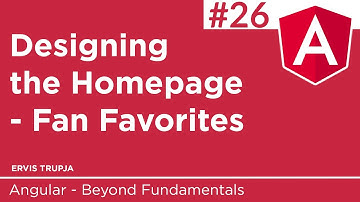 26. Designing the Home Page - Fan Favorites