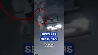 'Israeli’ settlers steal car amid raid on Ramallah