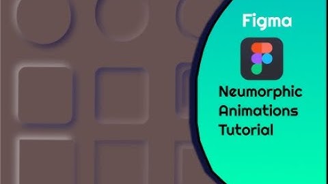 Neumorphic Animations in Figma | Smart Animate | Figma Tutorial