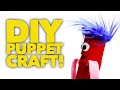 Simple Puppet Craft! DIY! Make a Puppet at Home!