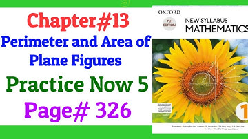 Chapter 13 | Practise Now 5 Page# 326 | New Syllabus Mathematics book 1 (NSM book 1) D1