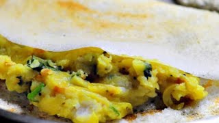 Download Lagu Street style Crispy Masala Dosa and Sambhar Recipe/Making a perfect, crispy Masala Dosa Recipe  MP3