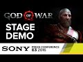 God Of War Stage Demo E3 2016 Sony Press Conference God Of War Stage Demo E3 2016 Sony Press Conference