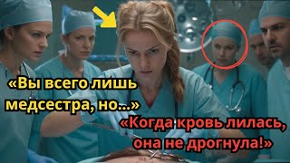 картинка: Она всего лишь медсестра? Главный хирург осознал правду, войдя в операционную.
