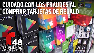 ¿Cómo no ser estafado con una tarjeta regalo?