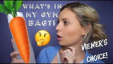 WHAT'S IN MY GYM BAG?! | tarte vlogs