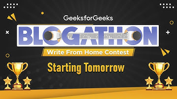 Blogathon 2021 - One Day To Go | Starting 25th August 2021