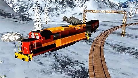 City Train Driving Simulator - Classic - Mission 6 Fail Got Funny Derailment Bug