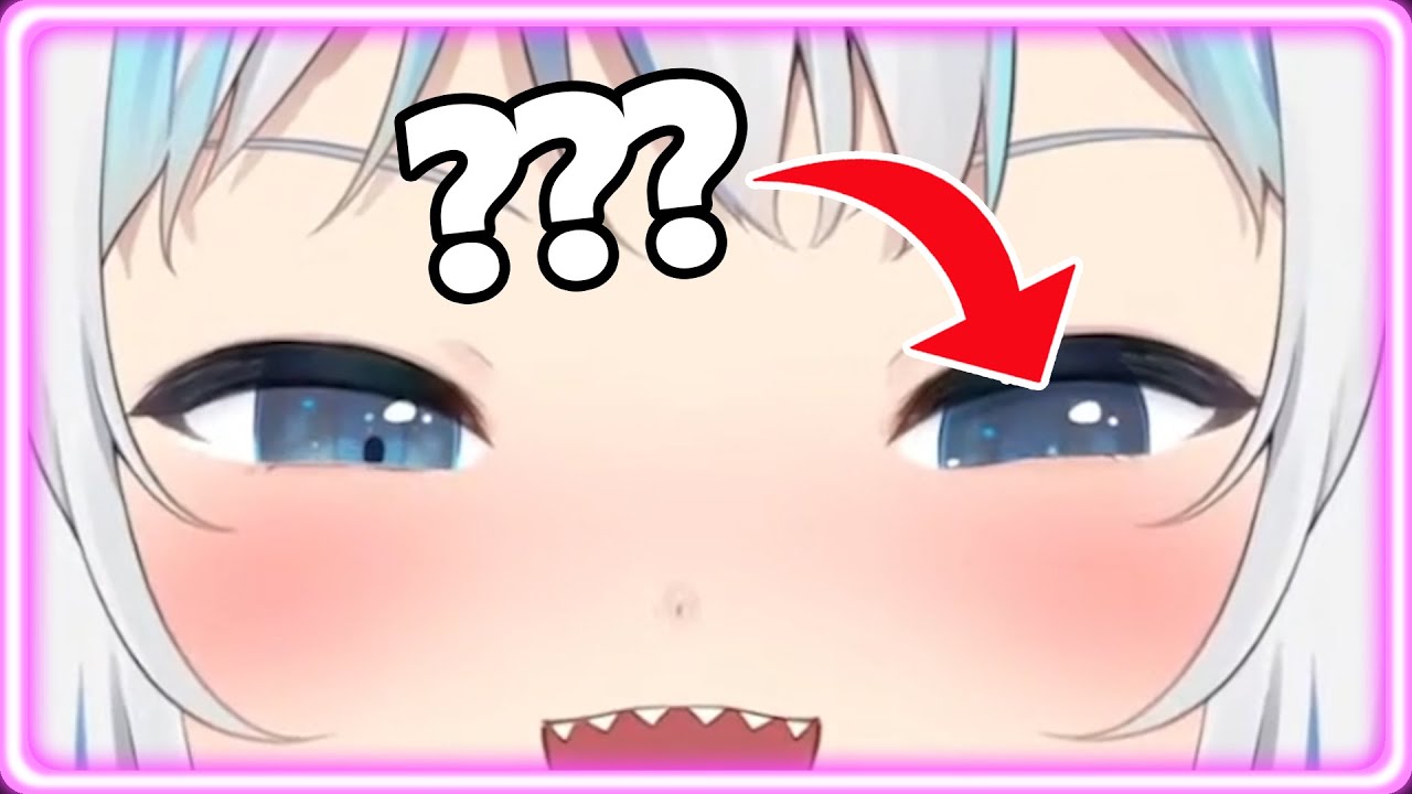 Gura loves her messed up eye tracking...