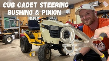 Cub Cadet Steering Repair; Bushing & Pinion Gear Replacement GTX 1054