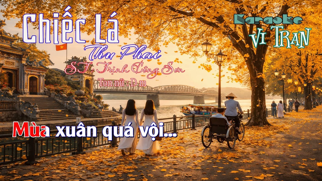 Karaoke Chiếc Lá Thu Phai – Tone Nữ | Karaoke Vi Tran