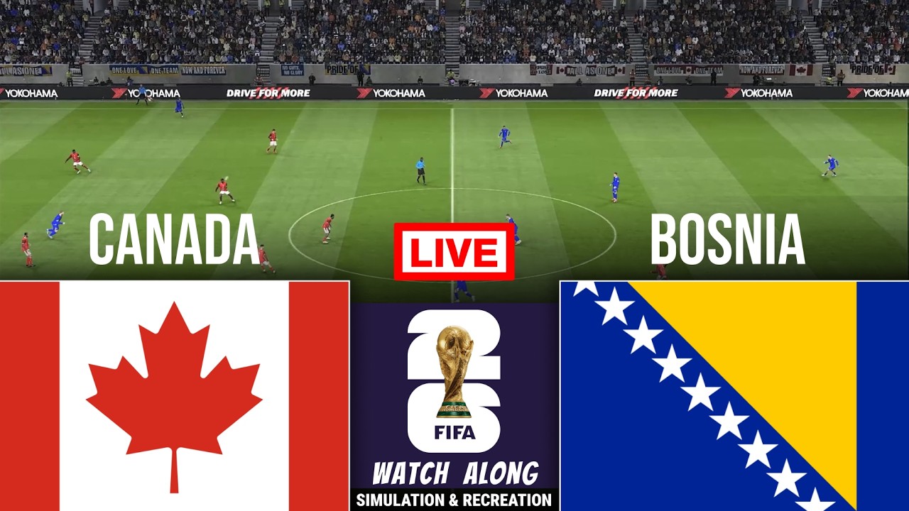 Canada vs Bosnia & Herzegovina | World Cup 2026 | Video Game - Simulation