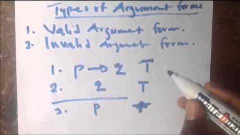 09 Types Of Argument Forms