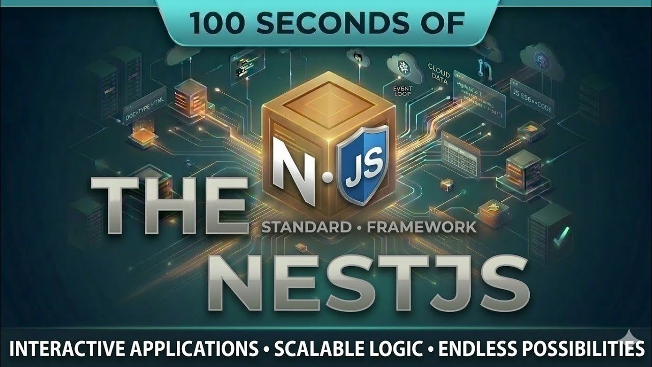NestJS in 100 Seconds | Node.js Backend Framework Explained - YouTube