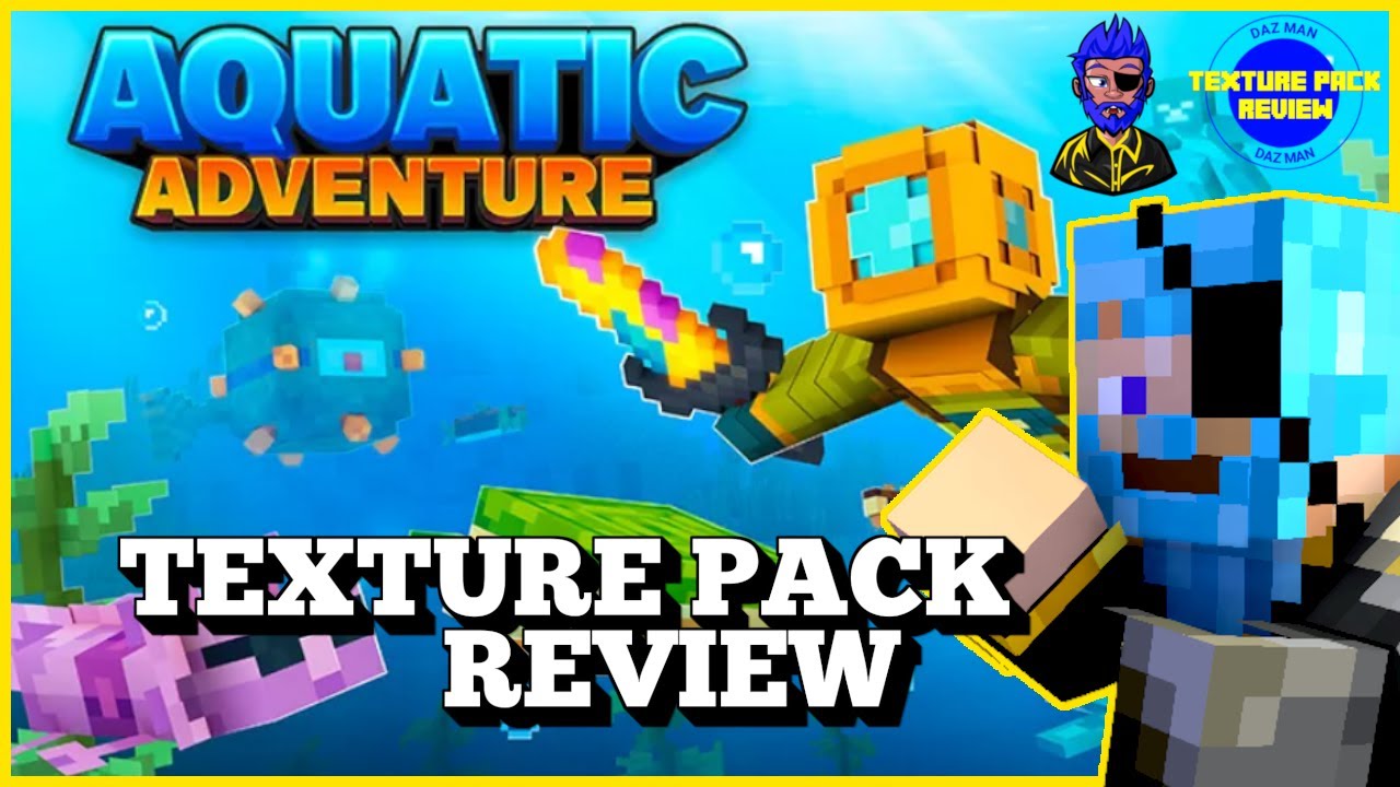 Aquatic Adventure Texture Pack Review ¦ Daz Man Minecraft Texture Pack ...
