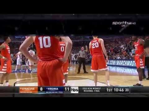 CBB 15/16 Elite 8: MR - #10 Syracuse Orange vs #1 Virginia Cavaliers 03/27/16 (Full Game)