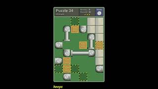 Pushing Machine (Ultimate) Level Puzzle 34 - Perfect Solution