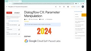 [2024] Dialogflow CX: Parameter Manipulation | #qwiklabs | #GSP949 | [With Explanation🗣️]