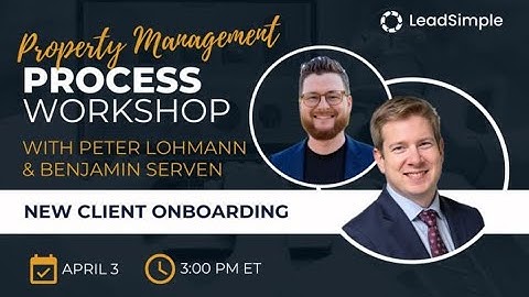 PM Process Workshop: New Client Onboarding with Benjamin Serven