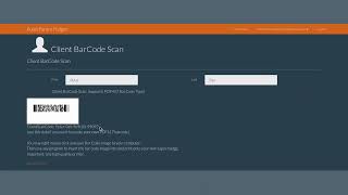 Food Pantry Helper Client Pickup using Barcode Scanning