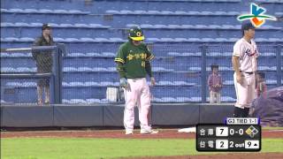 20140505 甲組春季聯賽冠軍賽第三戰 合作金庫VS台灣電力 9上 蔡智榆行進間美技接殺!