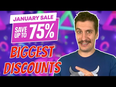 1800 games discounted! Games less than  $1...  | PlayStation Store January Sale 2021 (PS Store)