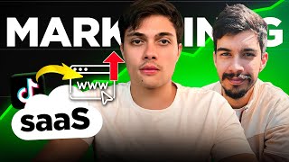 YouTube thumbnail: Como fazer MARKETING para SaaS