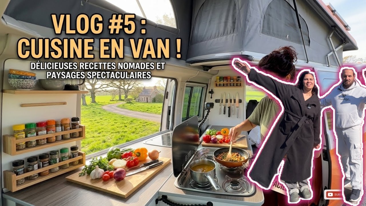 روتين يومي في منزل متنقل van كيفاش كندوش\ونعس في زنقة 