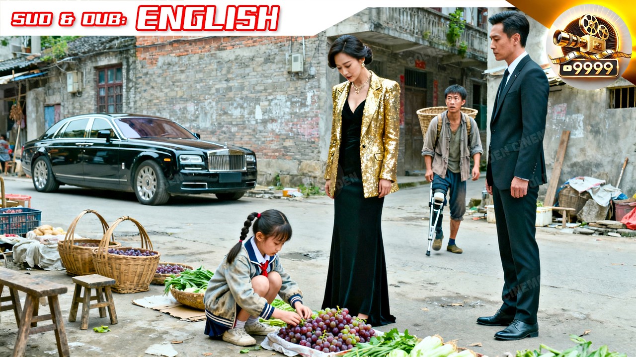 Poor 8-Year-Old Girl Selling Fruits For Disabled Dad,Mocked, But Turns Out Daughter Of A Billionaire