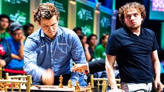 Magnus Carlsen SLAMS His King! The Most INTENSE Game Ever vs Hans Niemann screenshot 1