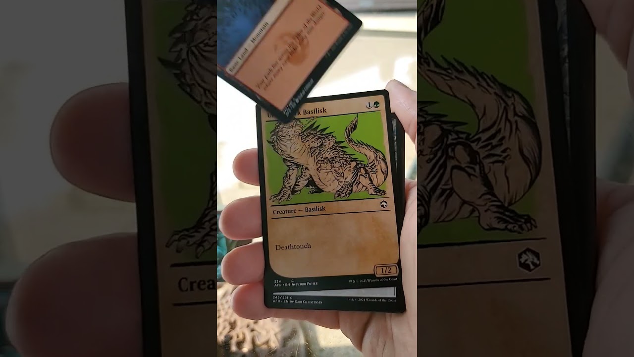 mtg forgotten realms set booster pack opening 