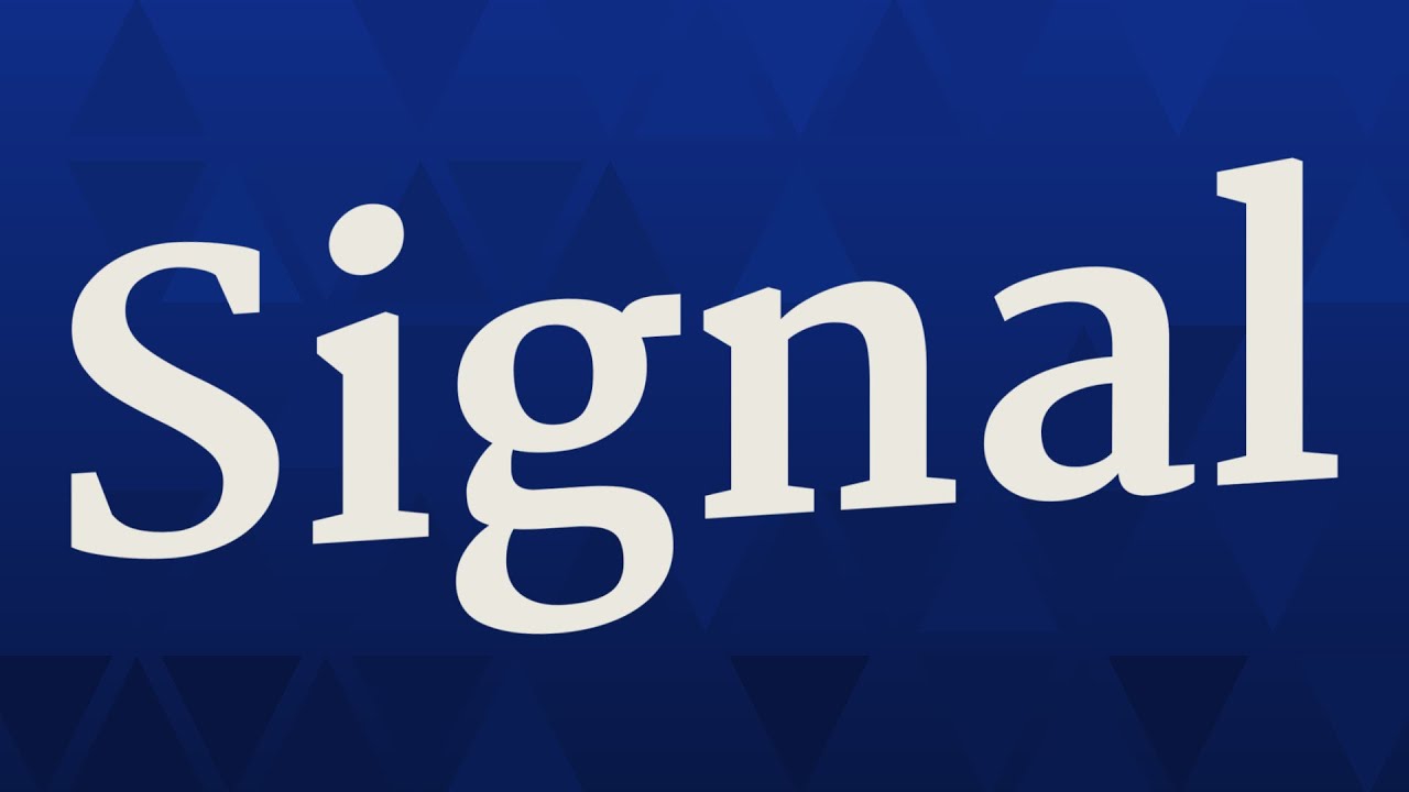 SIGNAL pronunciation • How to pronounce SIGNAL - YouTube