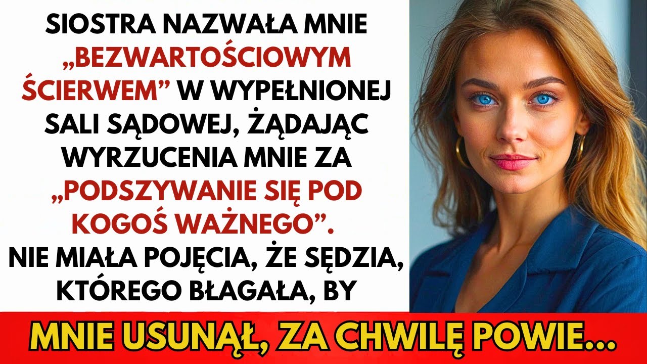 Siostra Nazwała Mnie Bezwartościową W Sądzie — Aż Sędzia Powiedział: „Dzień Dobry, Wysoki Sądzie”