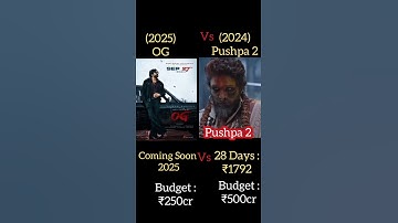 Pushpa 2 Vs OG Box office collection #pushpa2 #og #alluarjun #pawankalyan #trending #shorts