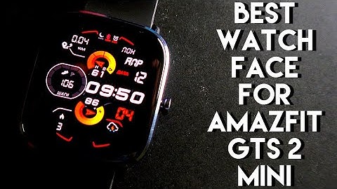 Best #WatchFace for #Amazfit GTS 2 Mini. How to set this awesome custom watch face.