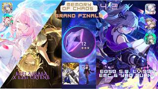 E0S1 Silver Wolf Lv.999 & E0S1 Aglaea x Cryene | Memory of Chaos 12 | Honkai Star: Rail 4.2