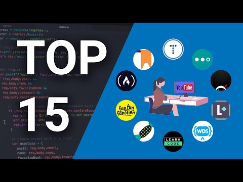 Top 15 Youtube channels for Web Developers