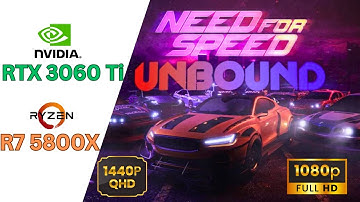 Need For Speed Unbound Ultra Settings 1440p 1080p | RTX 3060 Ti