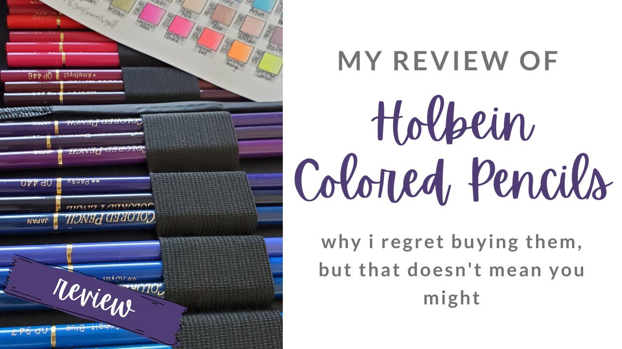 Fueled by Clouds & Coffee: Review: Holbein Artists' Colored Pencils
