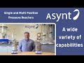 High pressure reactors  manfacturing options and tools from asynt