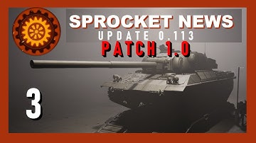 Sprocket News - update V 0.113 (patch 1.0) summary