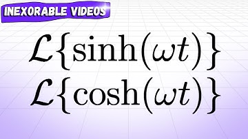 Hyperbolic sine and cosine | Laplace Transforms