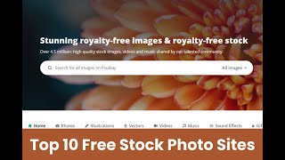 Top 10 Free Stock Photo Sites