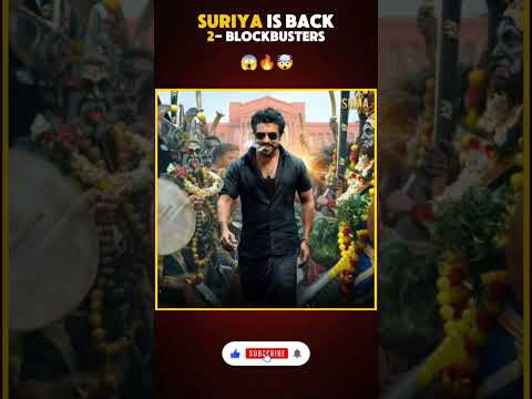 SURIYA MASSIVE COMEBACK 🔥 2 Back-to-Back Blockbusters! #shortsfeed #ytshorts #suriya #shorts #tfi