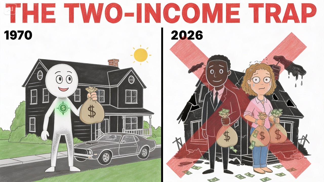 Why Two Incomes Leave You Broker Than One? (The Two-Income Trap) - YouTube