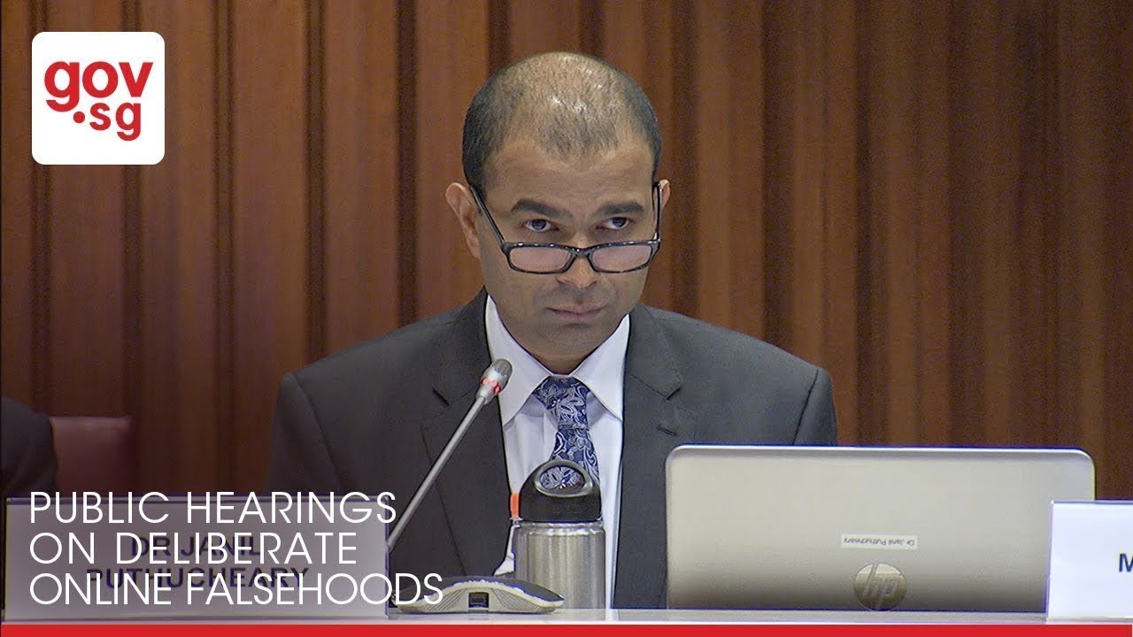 Key highlights from the Public Hearings on Deliberate Online Falsehoods, 23 March 2018 singapore government hospital