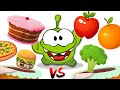 Junk Food Vs Healthy Food with Om Nom | What Om Nom loves? | Fun Learning Videos for Toddlers