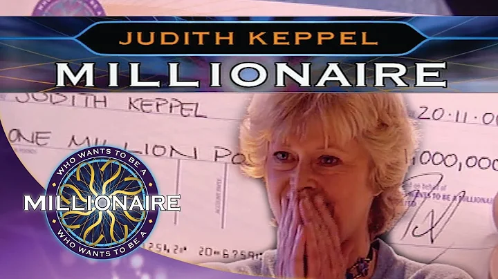 Historic Win By Judith Keppel - Who Wants To Be A ...