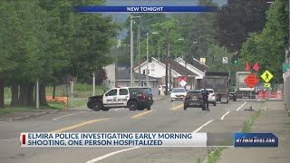 Elmira Police investigating early morning shooting, one person hospitalized