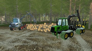 New logging map *timelapse* | Team Sardegna Forestry | Farming Simulator 2017 | Episode 1